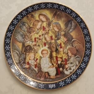 Sulamith Wulfing "The Night Watch Of The Angels"  Decorative Collector Plate